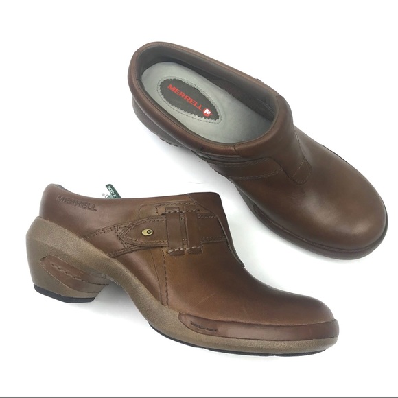Merrell Shoes - Merrell Luxe Plunge Performance leather clogs